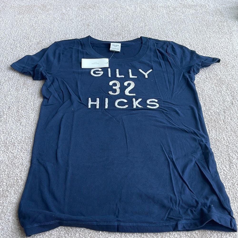 Brand new Gilly Hicks Navy Blue Tee